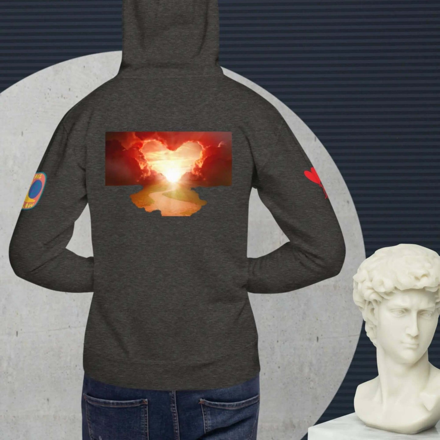 Unisex cotton hoodie for love couples is a customised hoodie made for you with an unique design with help of best print of demand suppliers to ensure better quality.