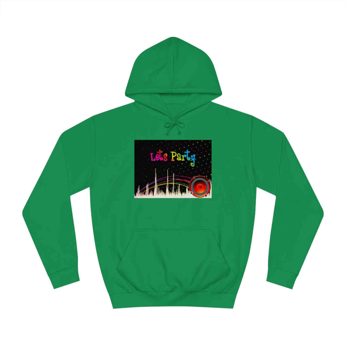 Cute Unisex Hoodie Let's party for people with personality is a customised hoodie made for you with an unique design with help of best print of demand suppliers to ensure better quality.