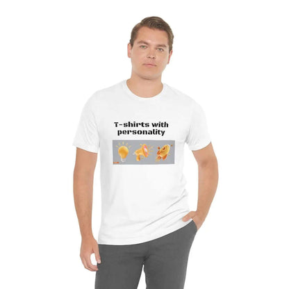 This T-shirt for people with personality is a unique custom t-shirt designed for people with personality. We source products from different brands, design and order the design to be printed with the help of renowned print-on-demand suppliers.